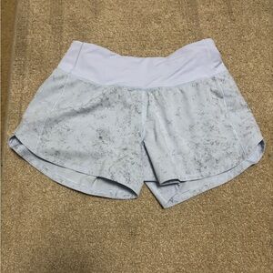 Lululemon Athletica Light Gray Athletic Shorts